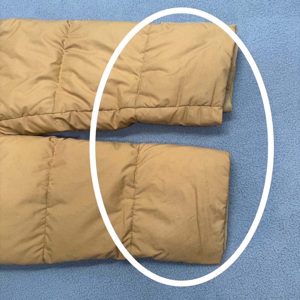 Patagonia Mens Silent Down Jacket 27930 Nest Brown Small Hidden Hood Full Zip - Picture 10 of 16